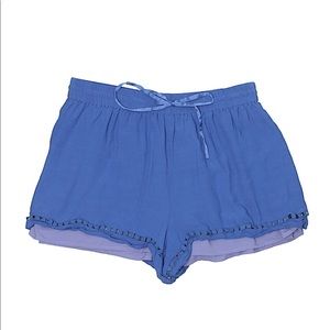 Rebecca Taylor Shorts Blue elastic Waist